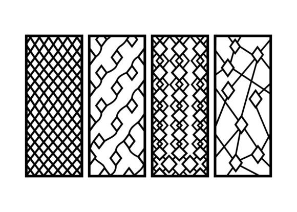 Abstract Diamond Grid Pattern EPS Bundle