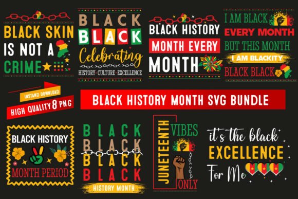 Black History Month SVG Bundle