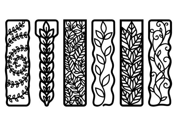 Botanical Leaf Bookmark EPS Bundle