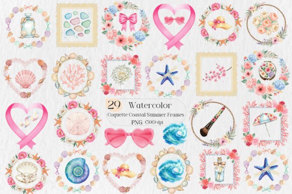 Coquette Coastal Summer Frames