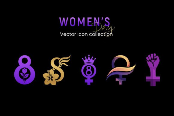 International Women’s Day Vector Icons: Design with Purpose and Power