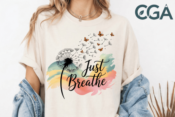 Just Breathe PNG: A Meaningful Digital Art Resource for Mindful Living and Creative Expression
