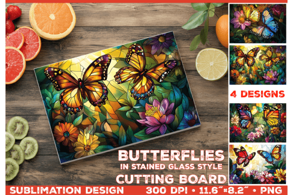 Kitchen Cutting Board Sublimation Design