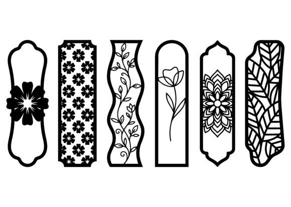 Minimal Floral Bookmark EPS Bundle: Elegant, Scalable Vector Designs for Modern Crafters and Designers