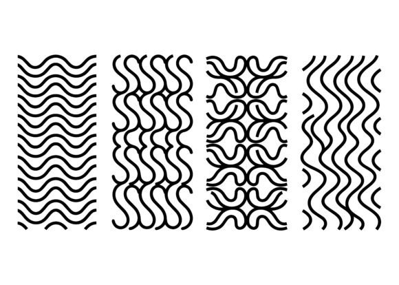 Minimal Wave Line Pattern EPS Bundle