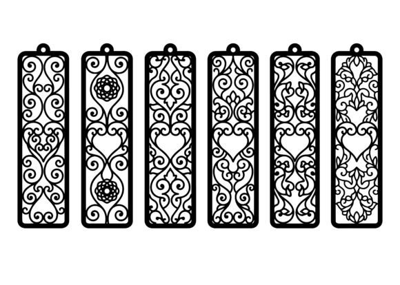 Ornate Bookmark Design EPS Bundle
