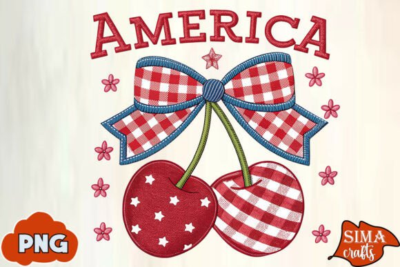 Patriotic PNG America Cherry PNG: Creative Freedom for Celebratory Designs