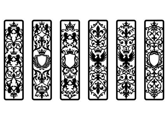 Royal Heraldic Bookmark EPS Bundle