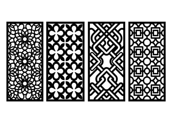 Seamless Geometric Floral Pattern EPS: Precision Design Meets Creative Versatility