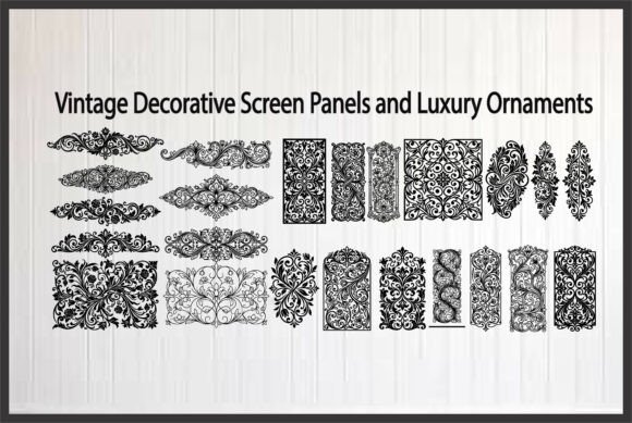 Vintage Decorative Screen Panels